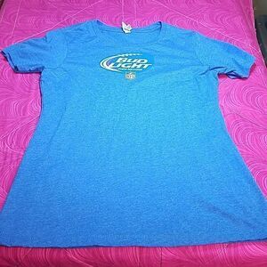 ✔ 5 for $25 Women's Bud Light NFL tshirt size XL